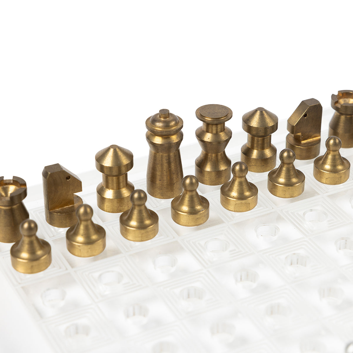 Jeu Plexiglass Aluminium Laiton
