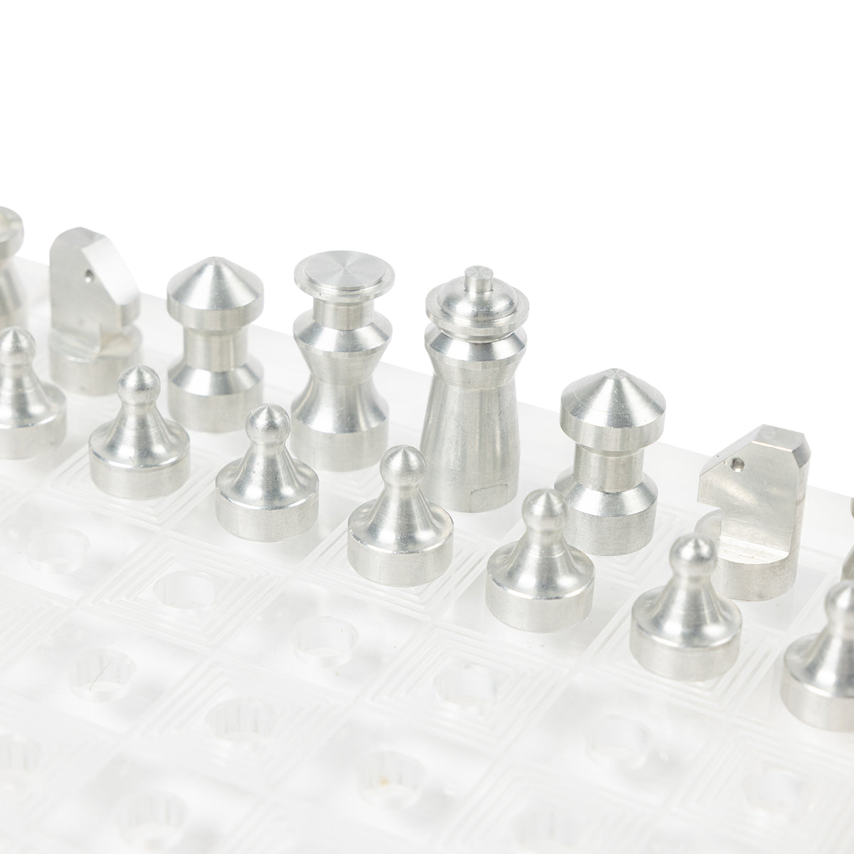 Jeu Plexiglass Aluminium Laiton
